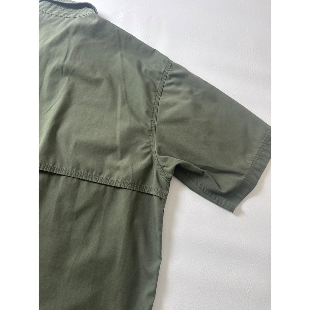 5.11 Tactical Series Mens L Ripstop Short Sleeve Button Down Shirt Olive 71175 - Picture 8 of 9
